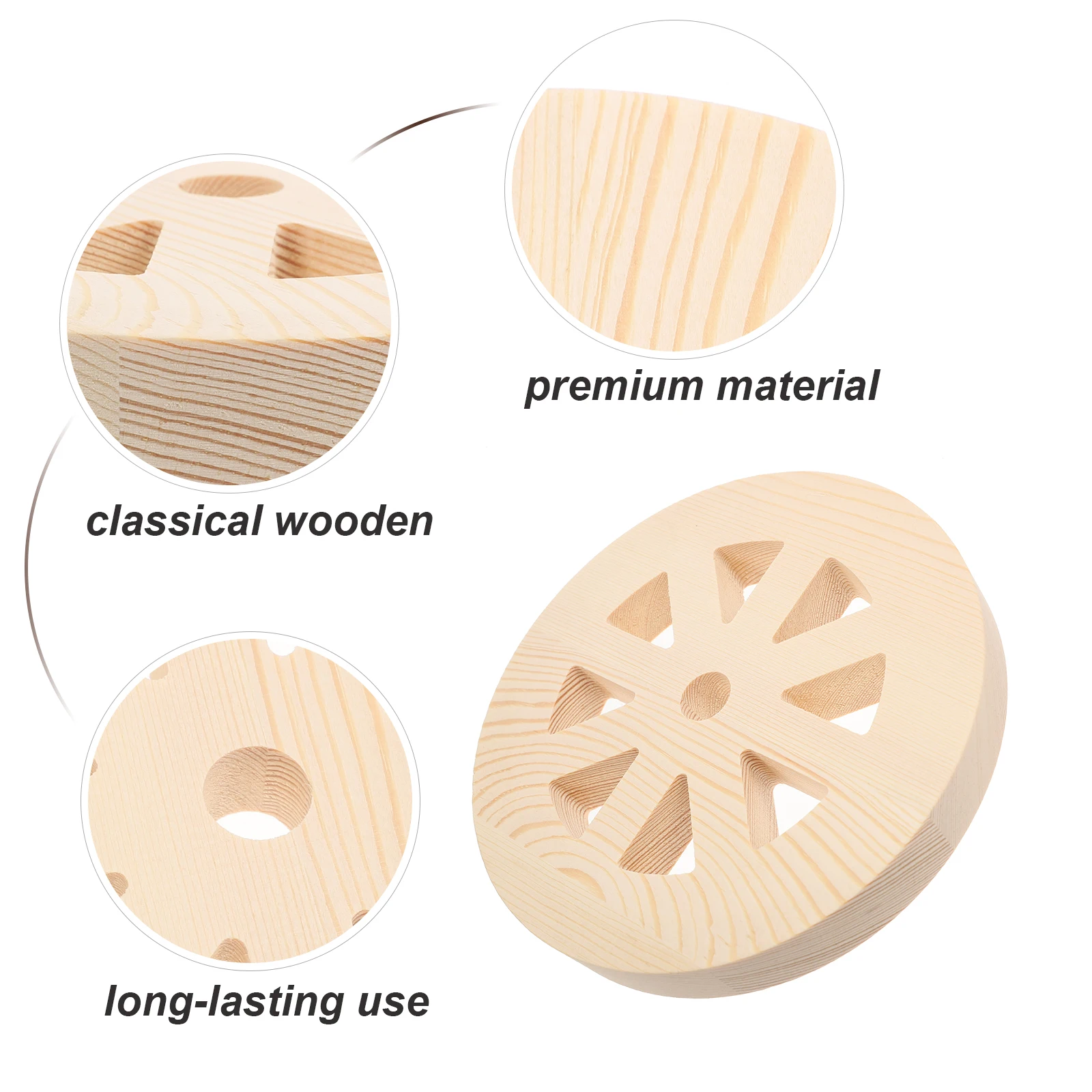 

Wood Wheel Wall Decor Vintage Handmade DIY Accessory Realistic Art Living Room Garden Park Yard Ornament