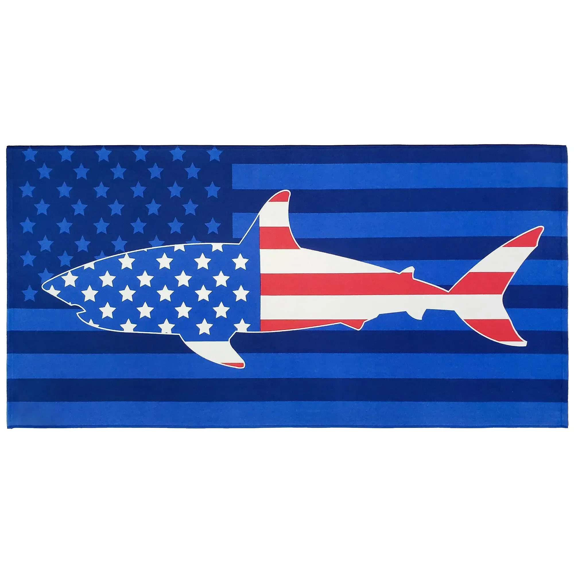 Great White Shark Microfiber Beach Towel Super Soft Plush Quick Dry  Bath Pool     for Men and Women 70X140cm