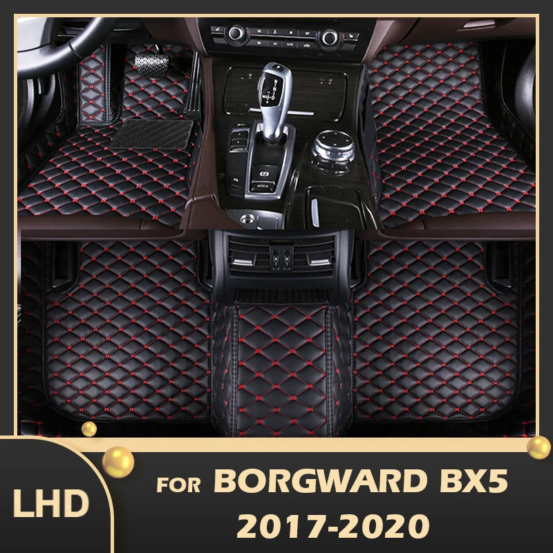 

Car Floor Mats For Borgward BX5 2017 2018 2019 2020 Custom Auto Foot Pads Automobile Carpet Cover Interior Accessories