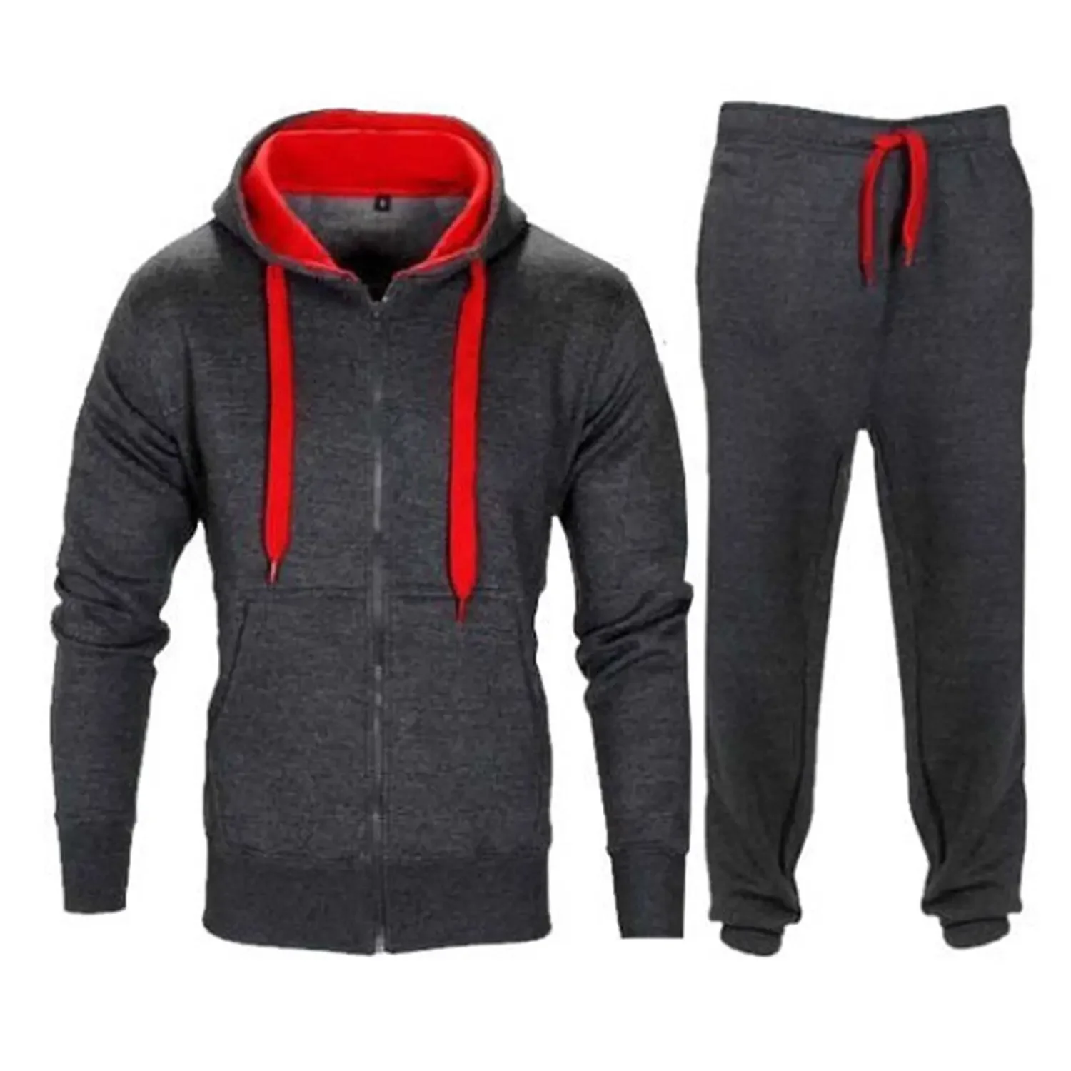 Women Sweatshirt Sets Two 2 Pieces Sale Spring Autumn Zip Up Hoody Long Sleeve Hooded Coats&Casual Pocket Sweatpants Suits