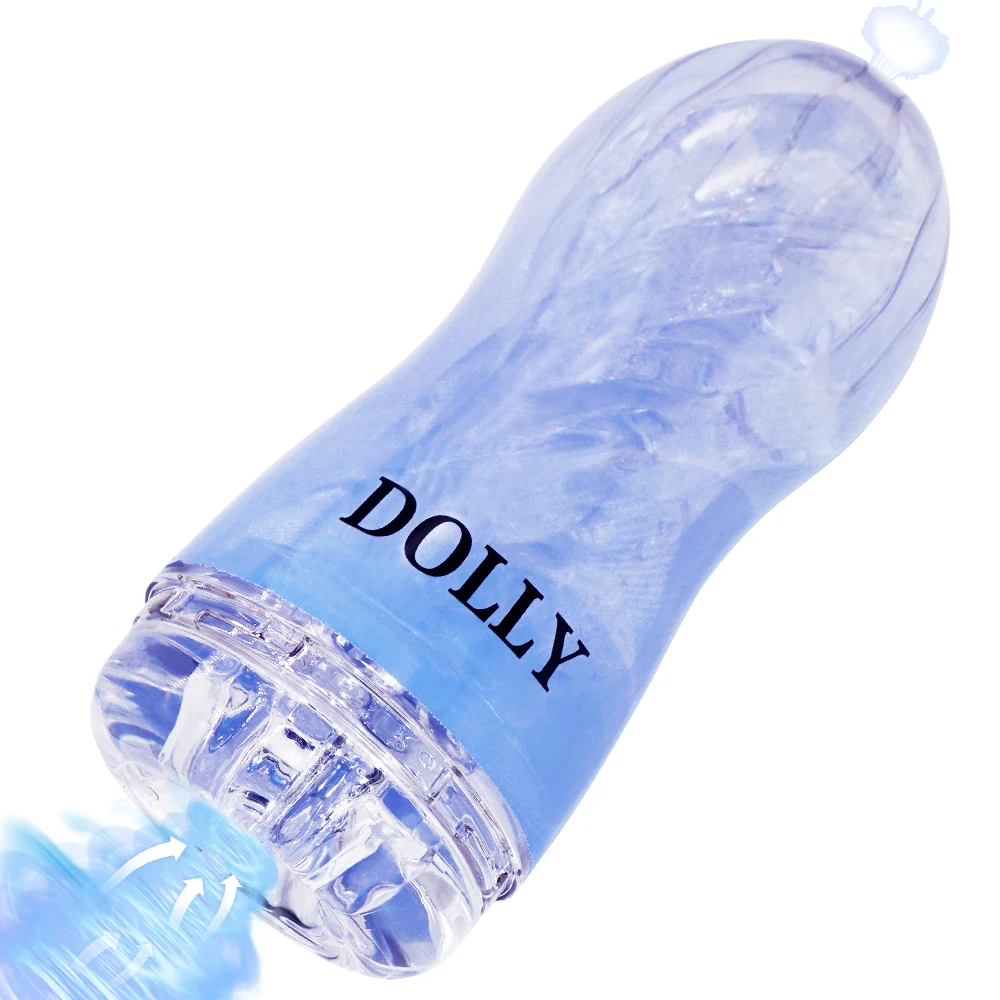 Transparent Male Masturbator Cup Realistic 3D Textur Pocket Tight Vagina Endurance Exercise Masturbation Stroker Sex Toy for Man