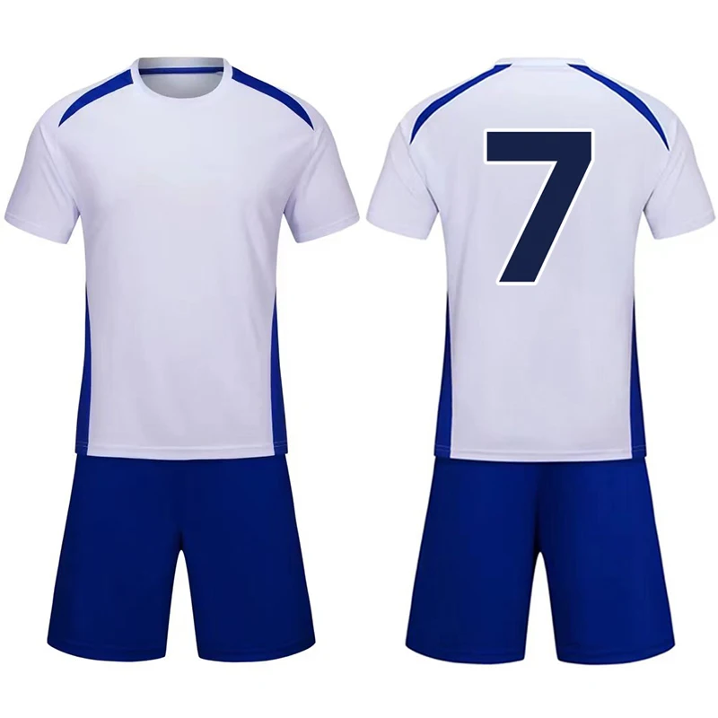 Nuovi kit da calcio per bambini 2 pezzi maniche corte per bambini allenamento giovanile e competizione per bambini maglia da calcio Jearsey Shirt