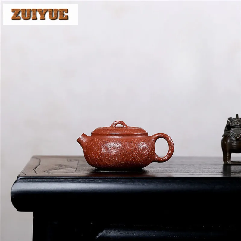 

110ml High-end Yixing Purple Clay Teapots Handmade Pot Raw Ore Dahongpao Mud Kettle With Infuser Zisha Teaset Tea Ceremony Craft