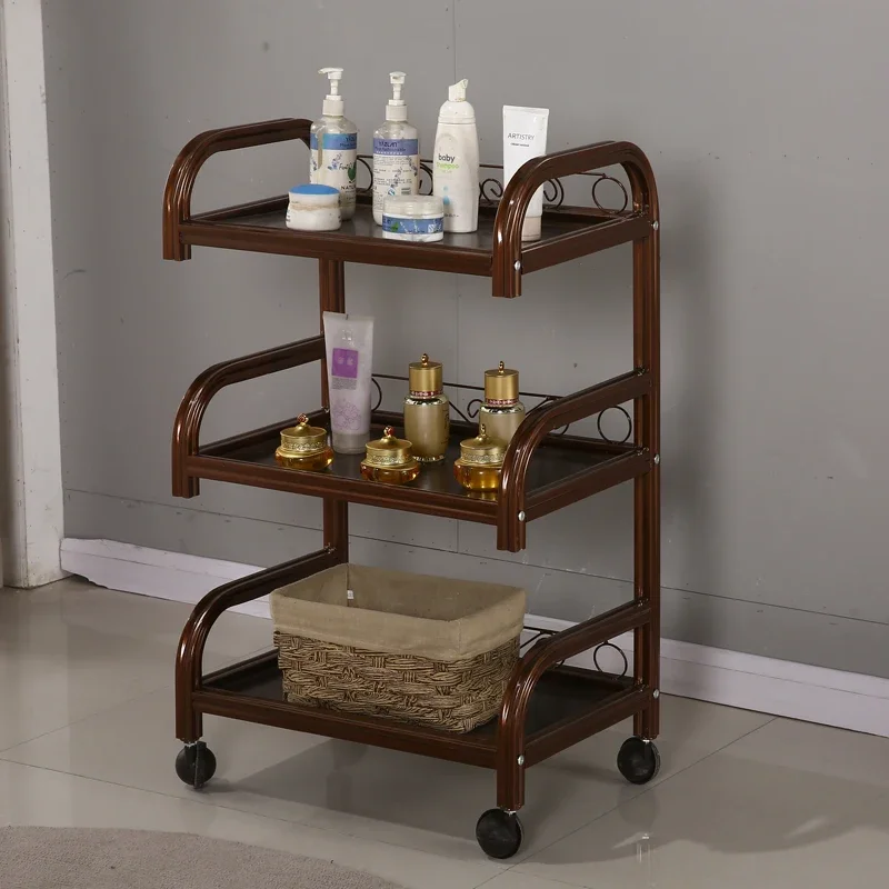 Beauty Rolling Cart Bedroom Bedside Salon Trolley Barbershop Kitchen Salon Trolley Carrello Attrezzi Beauty Furniture