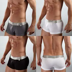 Men's silver-trimmed belt regular boxer panties Light and comfortable boxers