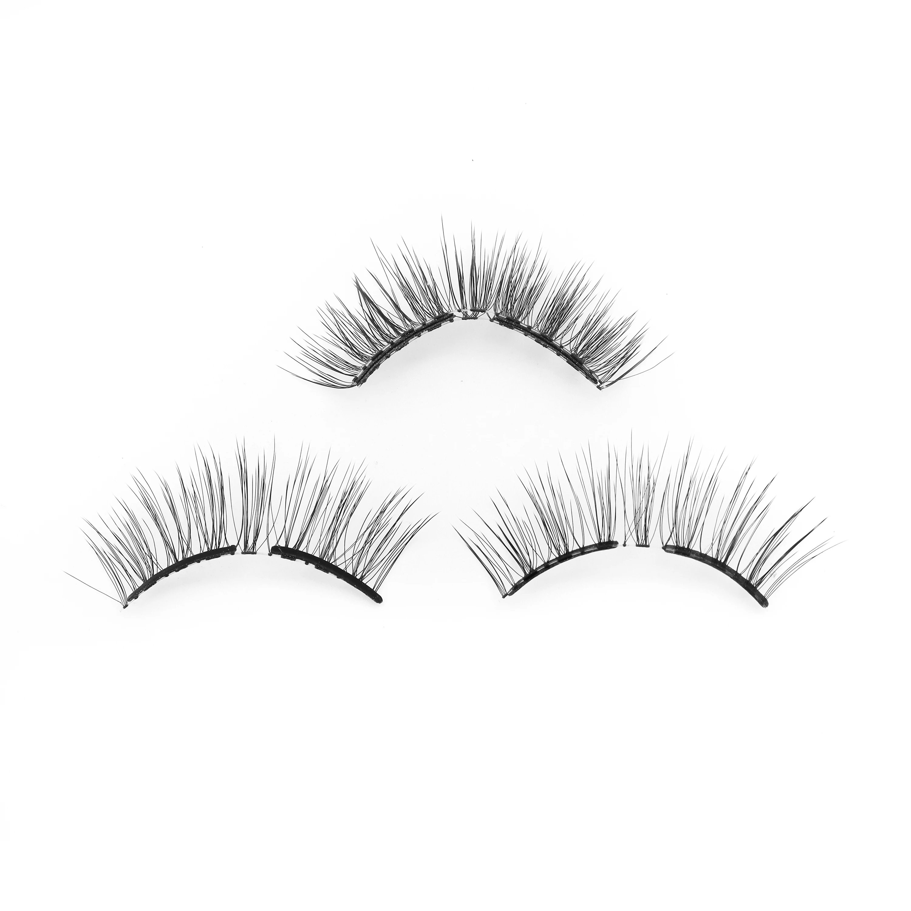 DINGSEN Weiche magnetische Wimpern mit Kleber-Set, wiederverwendbare magnetische Wimpern, Pinzetten-Set, Wimpern, handgefertigt, 3D-natürliche magnetische Pinzette – Detail 15