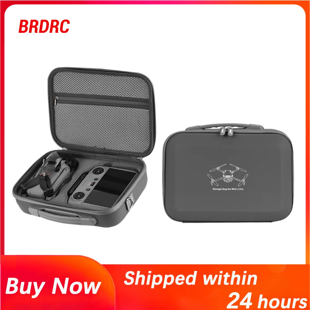 

BRDRC Carrying Case for DJI Mini 5 Pro,RC 2 & Drone Storage Bag,Travel Portable Handbag With Strap,Mini 5 Pro Accessories