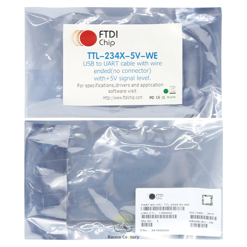 FOR FTDI TTL‑234X‑5V‑WE Cable FT234XD USB Cable TTL Level UART Signal Signal Conversion Communication Cable In Stock