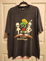 vintage marvin the martian glow in the dark t shirt