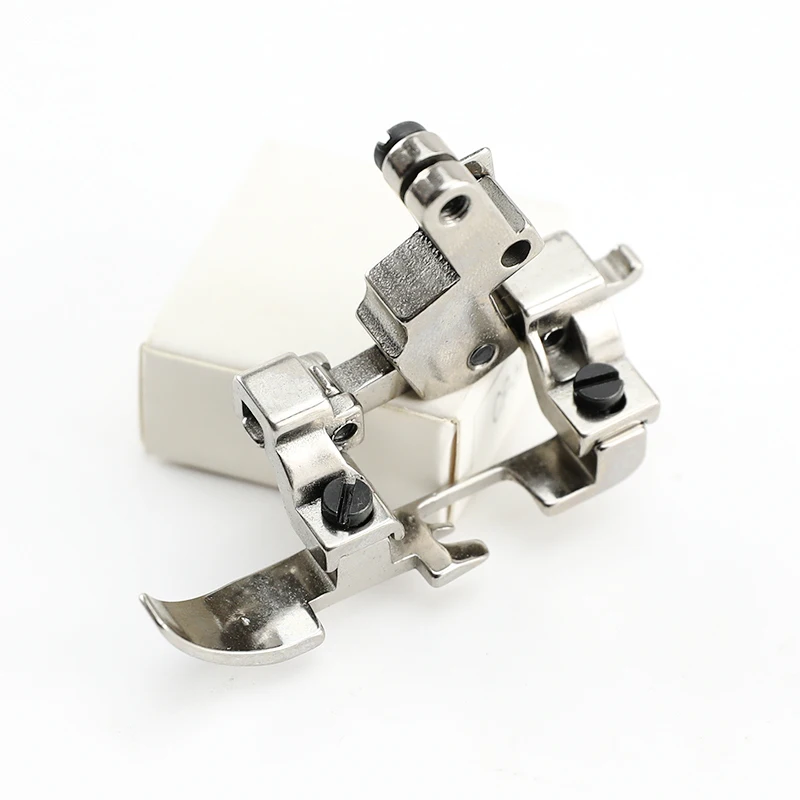 Prensatelas overlock ultraestrechas EX-C4 para aplicaciones con cremallera |   Accesorio de pie pequeño Serger de 4 hilos EX-Bruce