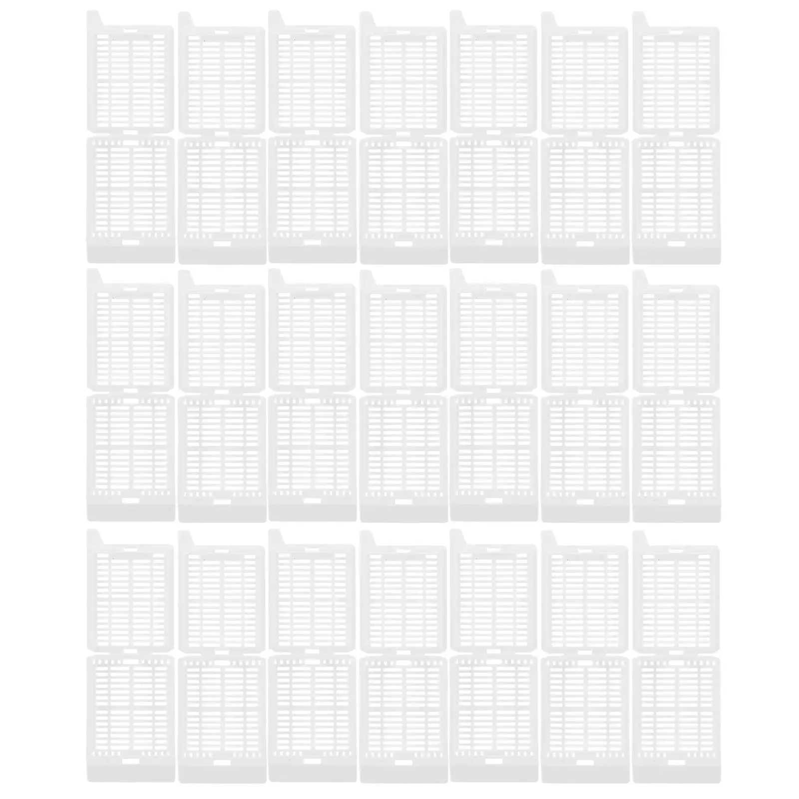 

200 Pcs Embedding Cassette With Cover Square Hole Drain Medical Science Laboratory Scientific Cassette Tissue Embedding Cassette