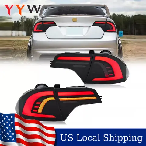 LED Taillight Brake Lamp For Honda Civic Sedan 2006~2011 Start up Animation Brake Lights Sequential Turn Signal Reverse Lamp