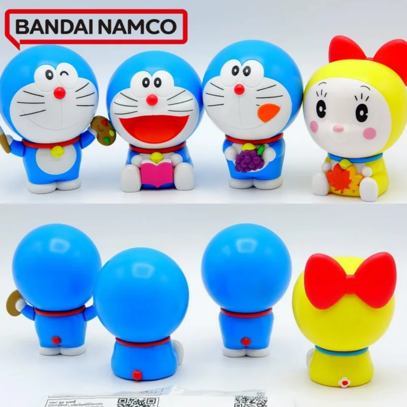 

Genuine Bandai Doraemon Autumn Chapter Nobita Nobi Minamoto Shizuka Gashapon Action Figures Model Collection Hobby Toys Gifts