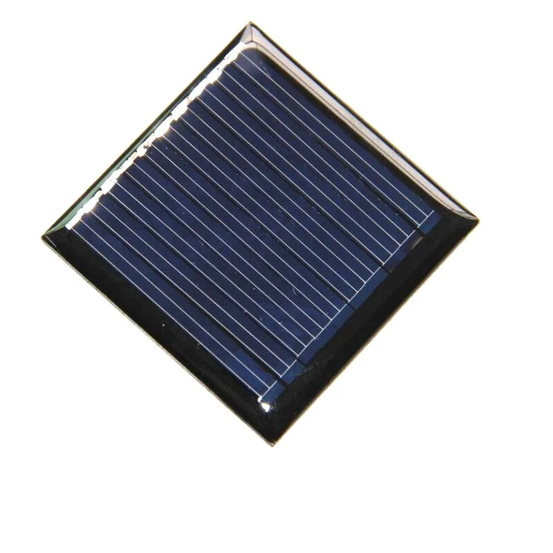 Panel Surya Polikristalin 0.25W 5V Sel Surya Mini Efisiensi Tinggi untuk Gadget Energi Matahari Luar Ruangan Pengisian Baterai 45x45mm