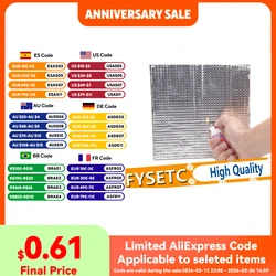 1PC Heat Insulation Cotton 220/300/350/400mm Foil Self-adhesive Insulation Cotton 10mm Thickness 3D Printer Heating Bed Sticker