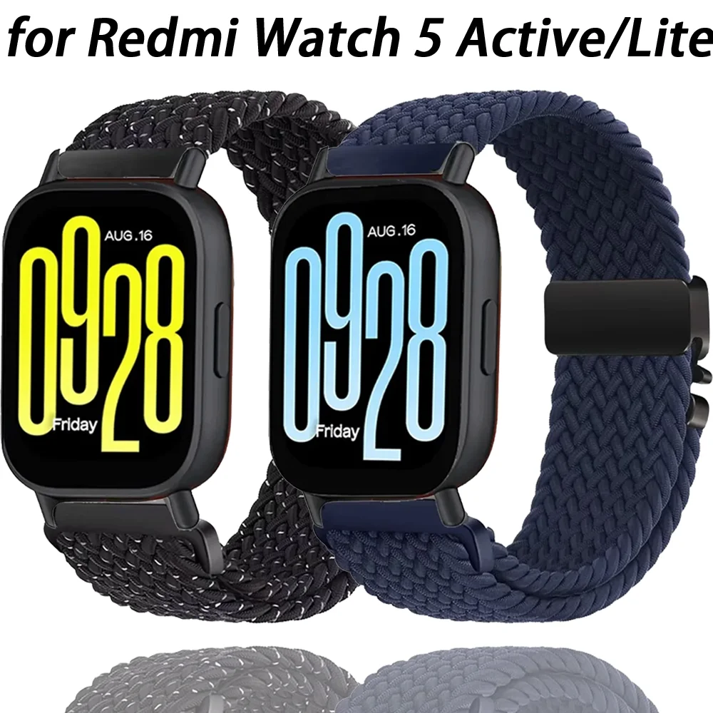 22 مللي متر 20 مللي متر حزام حلقة نايلون مضفر مريح لساعة Redmi 5 نشط/لايت مشبك المظلة لساعة Redmi 3 لايت/أكتيف
