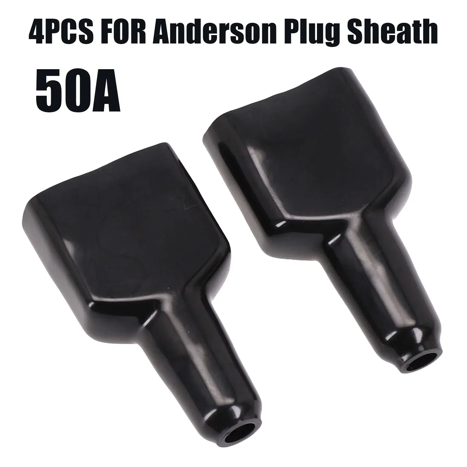 

Waterproof 50A For Anderson Plug Dustproof Cable Jacket Black Brand New Wire Connector Connectors Waterproof Cable Terminal