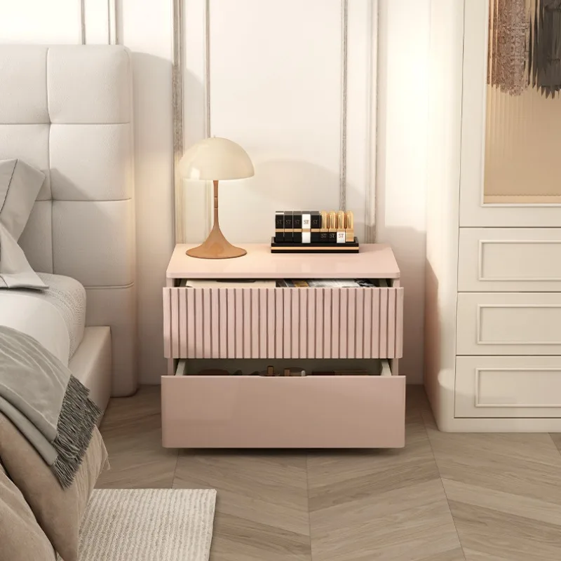 Economic Bedroom Bedside Table Nightstands Night Design Nordic Comfortable Drawers Chest Bed Side Stand De Chevet Furniture Room