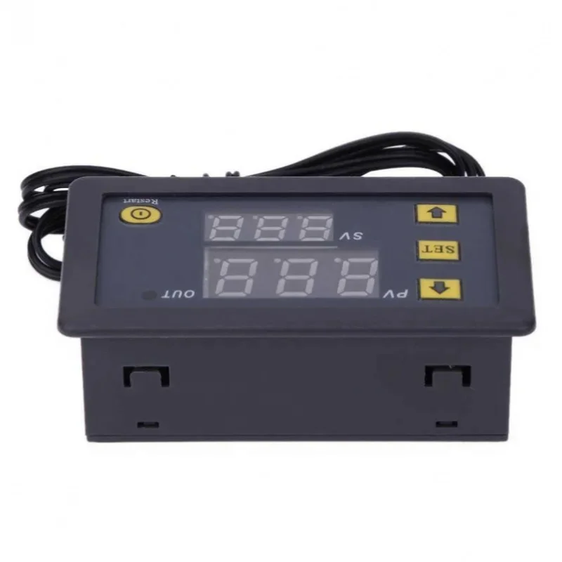 W3230 Relay Output Digital Temperature Controller -55~120°C Thermostat Regulator Heating Cooling Control Switch 12V 24V 110-220V