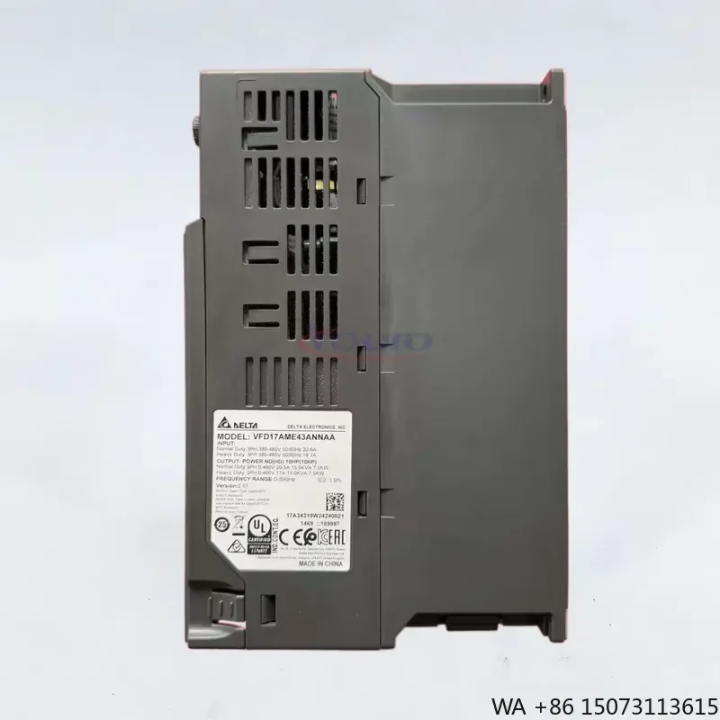 100% New for Delta ME300 Series Frequency Inverter VFD17AME43ANNAA 7.5KW 10HP 460V 20.5A 3PH VFD in Stock