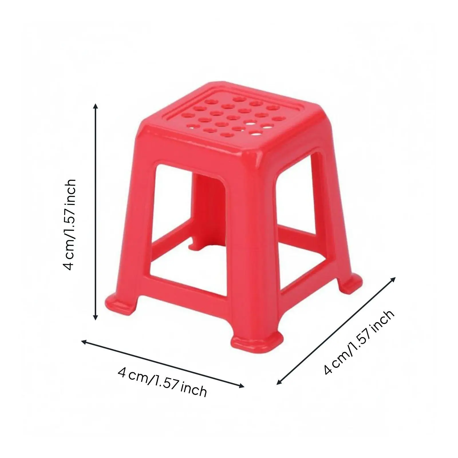 1:12 Scale Dollhouse Stool Realistic Design for Hobbyists, Kids, Kitchen, Model Scene, Playhouse