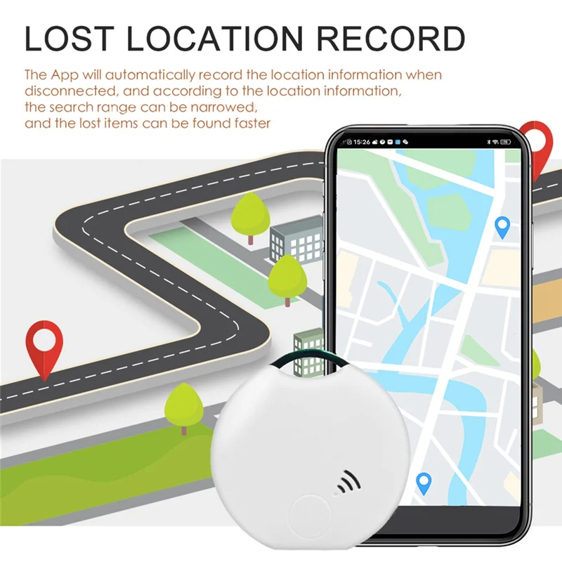 B34B-Bluetooth Smart Airtag Tracker Устройство двустороннего поиска Android IOS Key Tracker Локатор предметов работает с Smart Llfe