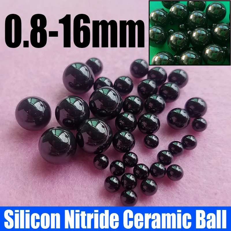 

1-10PCS Silicon Nitride Ceramic Ball G5 Precision Si3N4 Ceramic Bearing Balls Smooth Round Ball Bead Roller Beads Dia 0.8mm-16mm