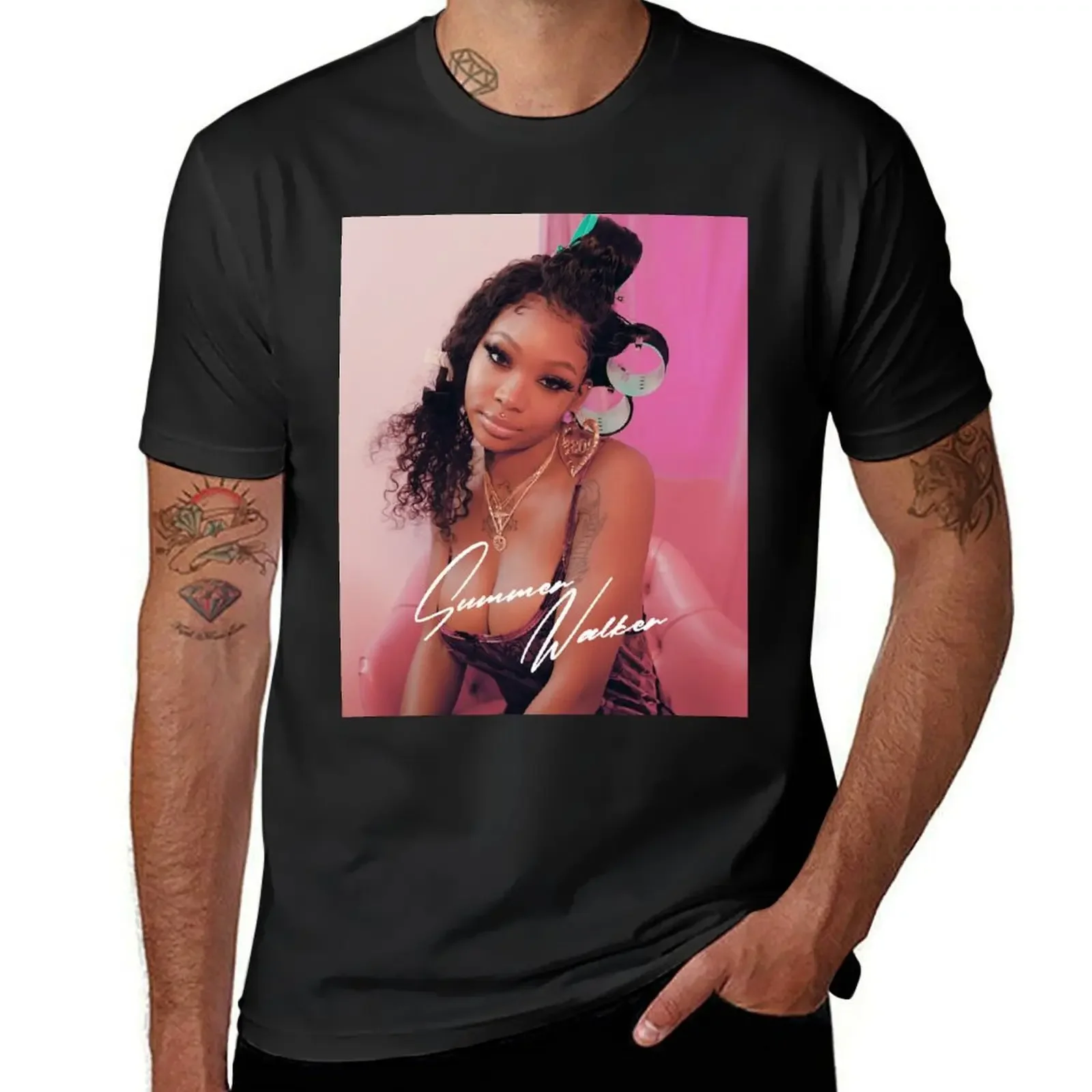 

Sevenwal Summer The First and American T-Shirt plus size clothes plus sizes workout shirts for men