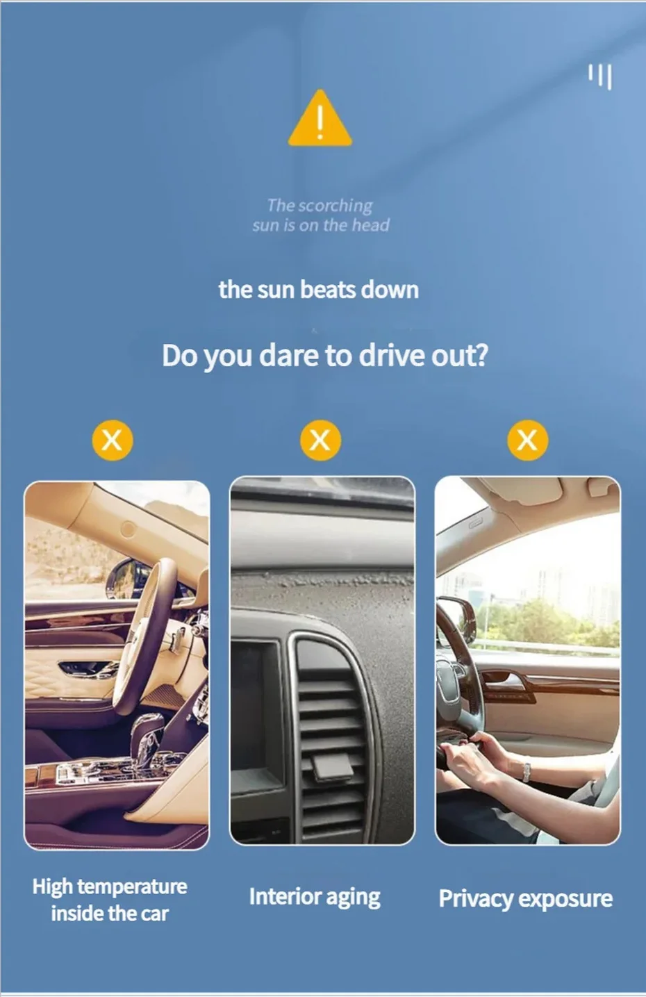 Auto-Heckscheiben-Sonnenschutz Faltbarer UV-Schutz Wärmeisolierender Vorhang Auto-Heckfenster-Sonnenschutzabdeckung Passend für die Meisten Autos SUVs – Detail 3