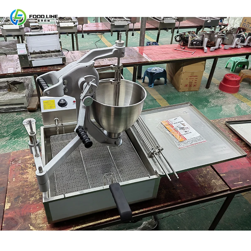 FOODLINE Customized Commercial Automatic Donut Making Machine Efficient Rotation Donut Ball Making Machine
