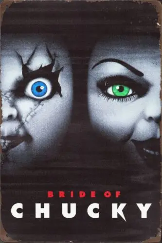 Bride of Chucky - Horror Movie Tin Metal Sign