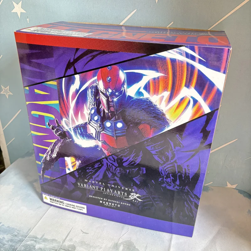 

Mavel Universe Variant Play Arts Kai Magneto Max Eisenhardt Action Figure X-Men Anime Collectable Model Toy KO Doll Gifts 27CM