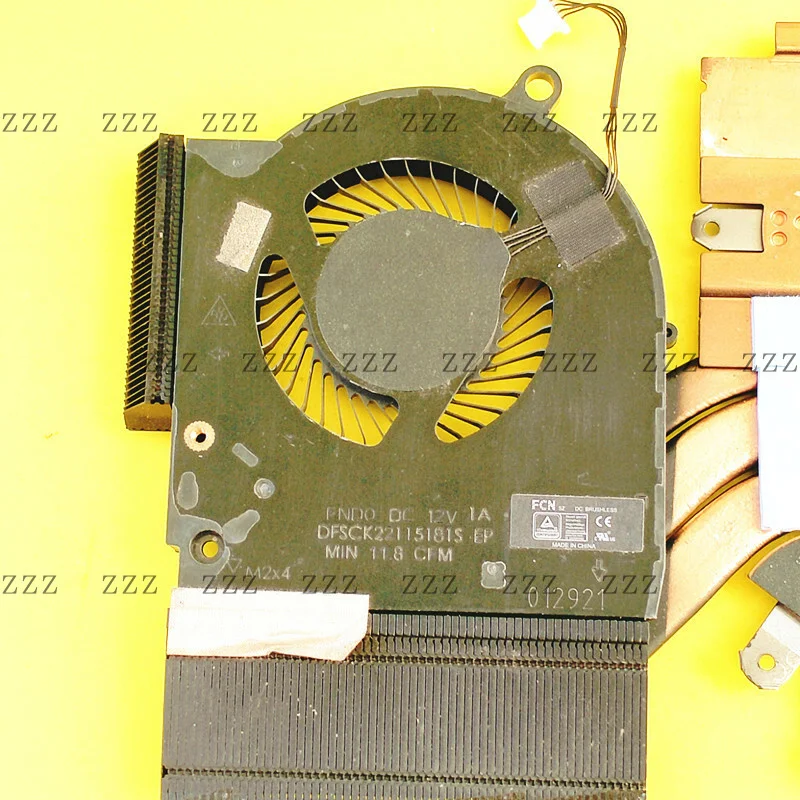 ZZ FOR DELL Alienware m15 R6 Laptop Cooling Copper Tube Cooling Fan 0T9Y8Y T9Y8Y