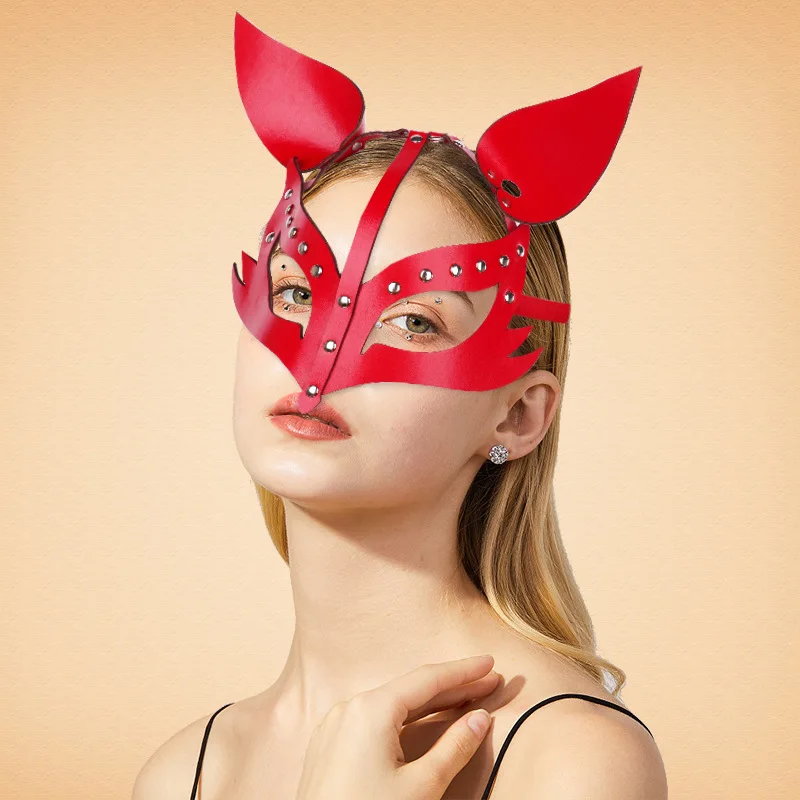 Masque de renard amusant pour femmes et filles, accessoires de Costume de Cosplay pour fête d'halloween, bandeau de princesse renard