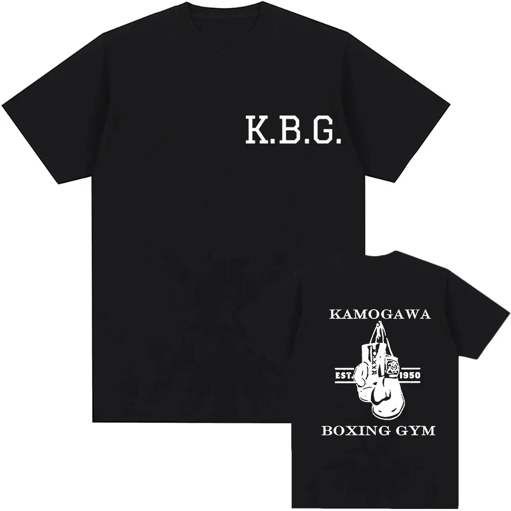 

Hot Anime Hajime No Ippo Tshirt Funny TShirts Manga Kamagowa Boxing Gym Cotton Tee Shirt Hip Hop Men T-Shirts Unisex Summer Tops