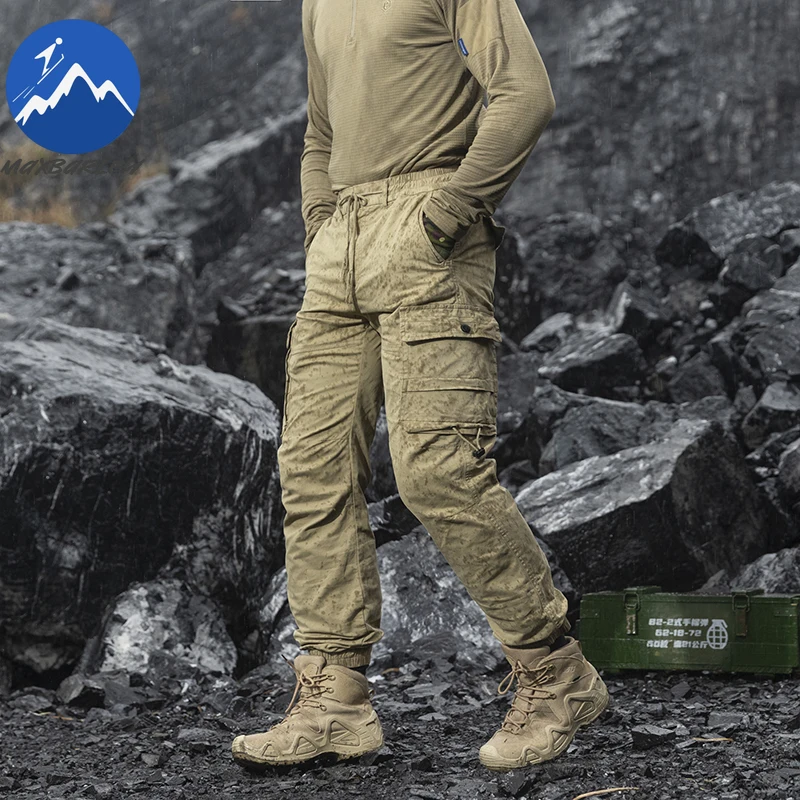 

Мужские брюки-карго Maxbarley 2026: новые, износостойкие, для сафари, походов, кемпинга, тренировок, с множеством карманов, рабочие