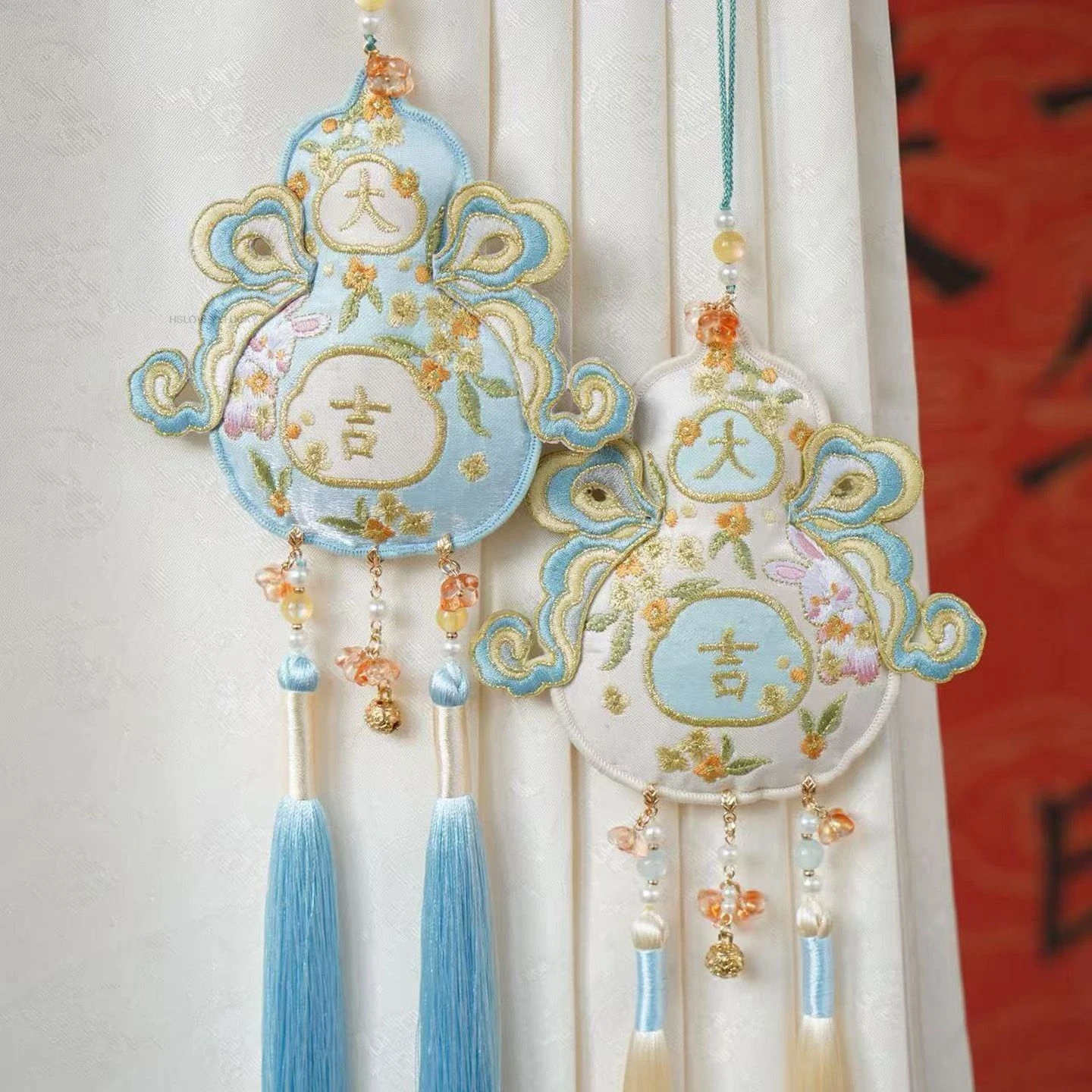 Embroidered Gourd Pouch Ancient Style Pendant For Hanging Chinese Hanfu  Chinese Retro Elegant Hanfu Accessories Ancient Gift