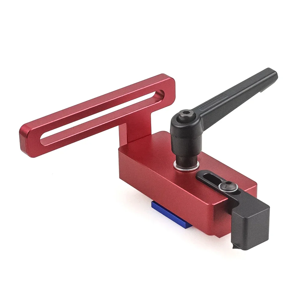 30 40 Type T-Track Sliding Chute Backer Miter Stop Hold Down Clamp Woodworking T Slot Stopper Gauge Fence Chute Limiter