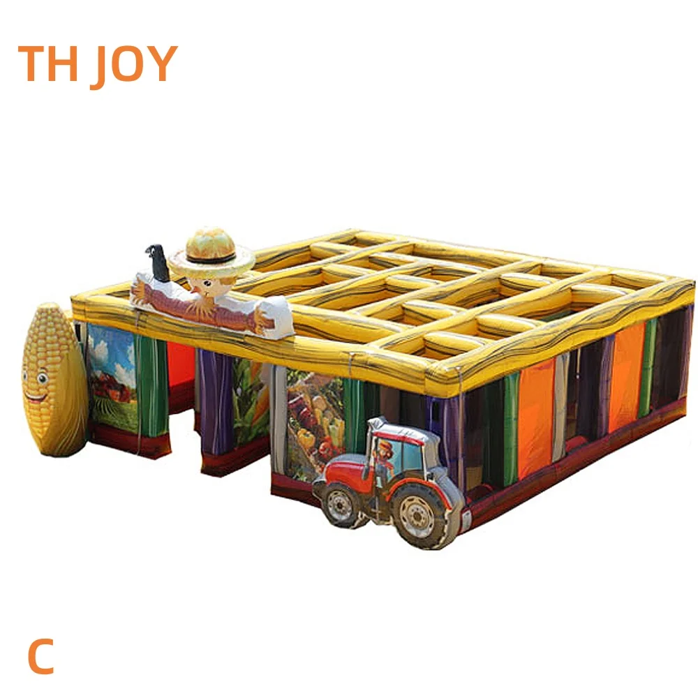 

Быстрая экспресс-доставка, индивидуальный надувной дом с привидениями на Хэллоуин, Рождественский лабиринт, лазерная бирка, забавный игровой лабиринт