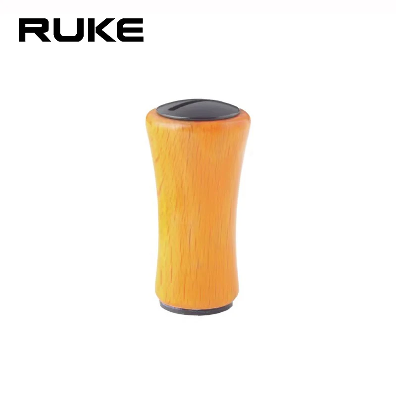 

RUKE Fishing Reel Handle Knob Birch Wood Material Carbon Handle With Wood Knob For Sh/Da Spinning And Casting Reel DIY Accessory