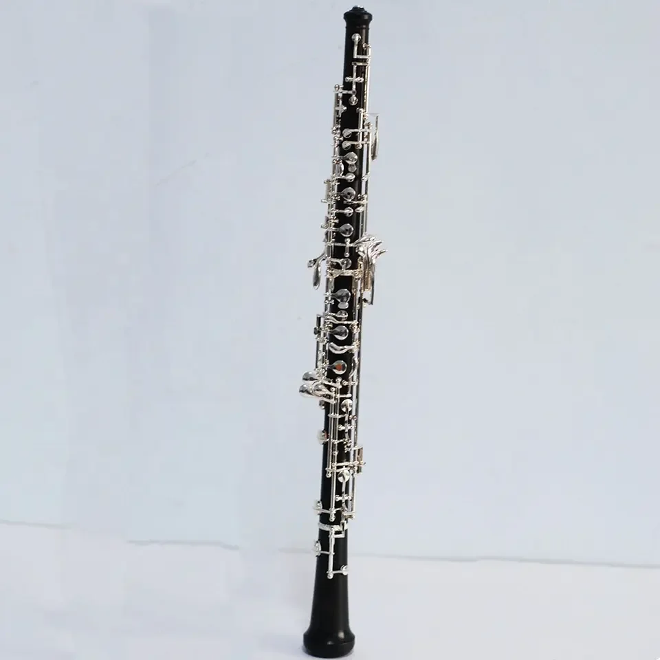 

Ebony Silver-plated C Keys Oboe (copper Hoop Carved Design)