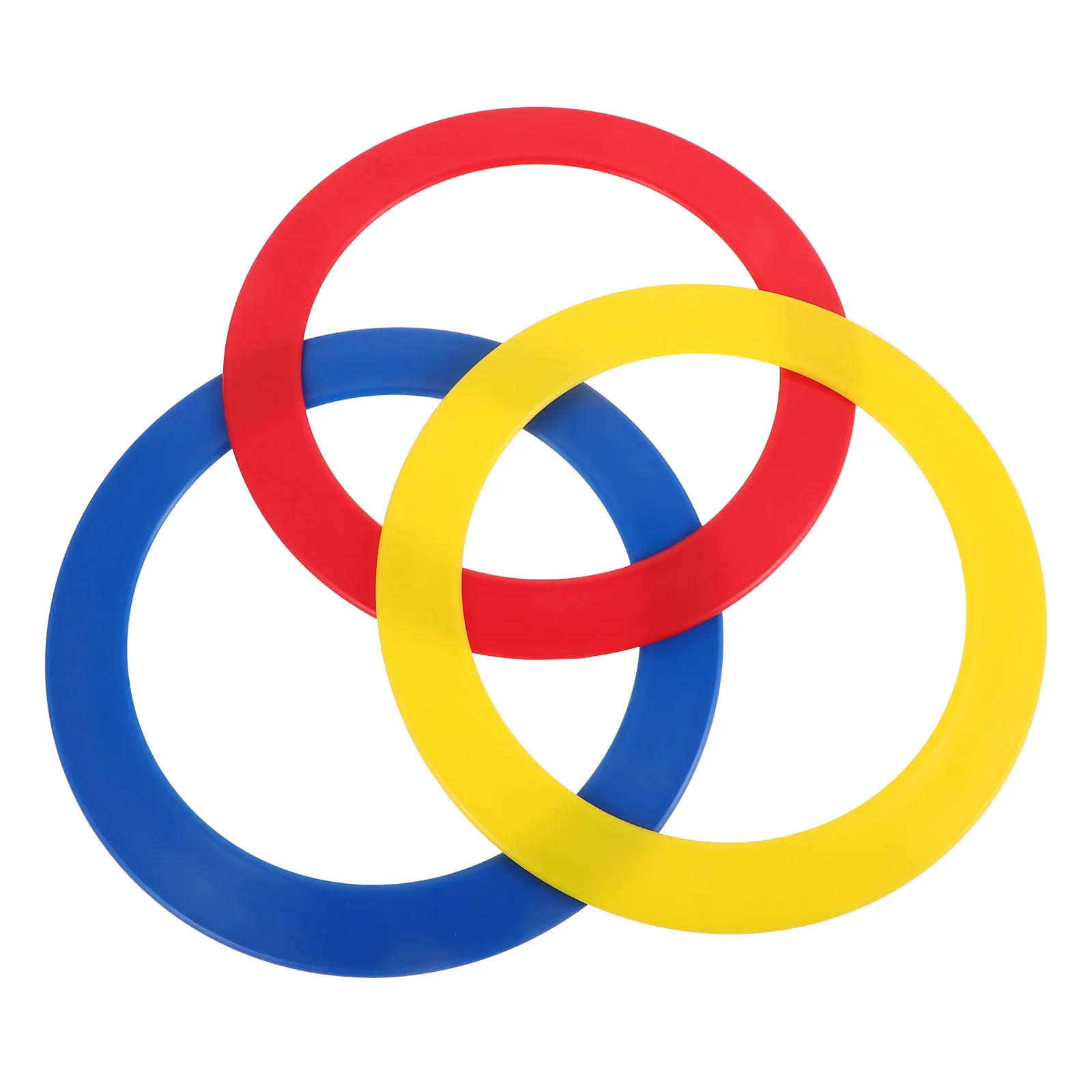 3 Stück akrobatische Jonglierringe Zirkus Handfähigkeiten Wurfring Requisiten Jonglierzubehör Ringe
