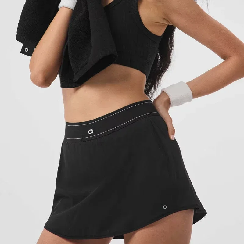 

Double-layer Anti Glare Sports Shorts Running Fitness Summer New Tennis Shorts Fashion Wicking Breathable Moisture Yoga Shorts