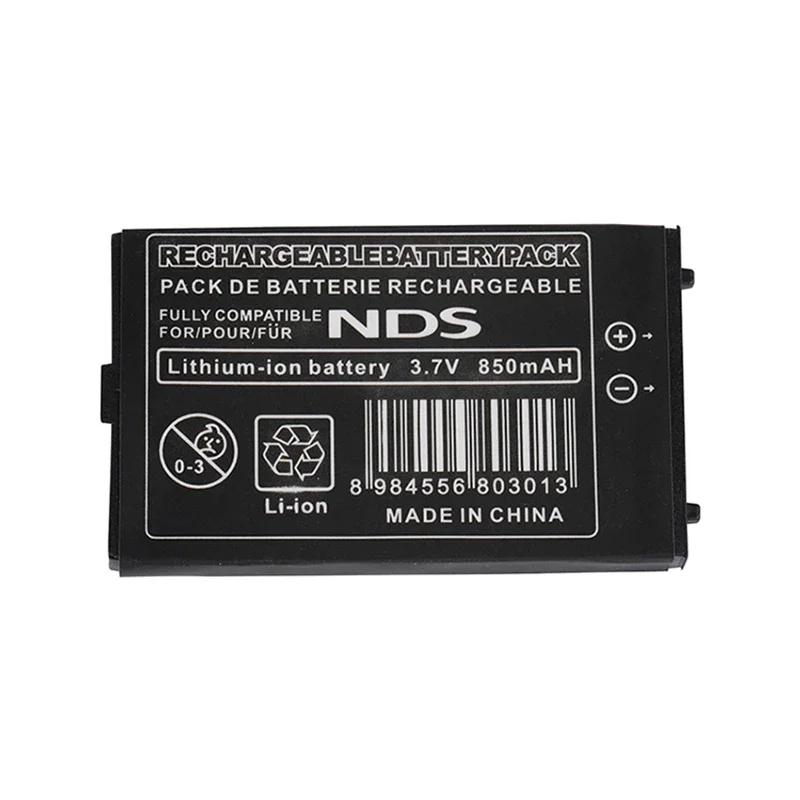 NTR-003 NTR-001 Rechargeable Battery 3.7V 850mAh Lithium Battery Pack For Nintendo NDS Game Console NTR003 Replacement Batteries