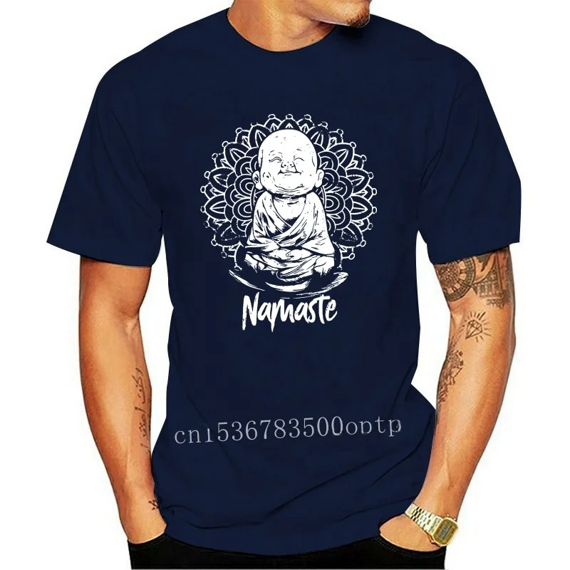 

New Buddha Yoga Tirt Namaste Gift for Men Women Cotton Comfortable Fit Tirt Ladies Faion Casual Wear