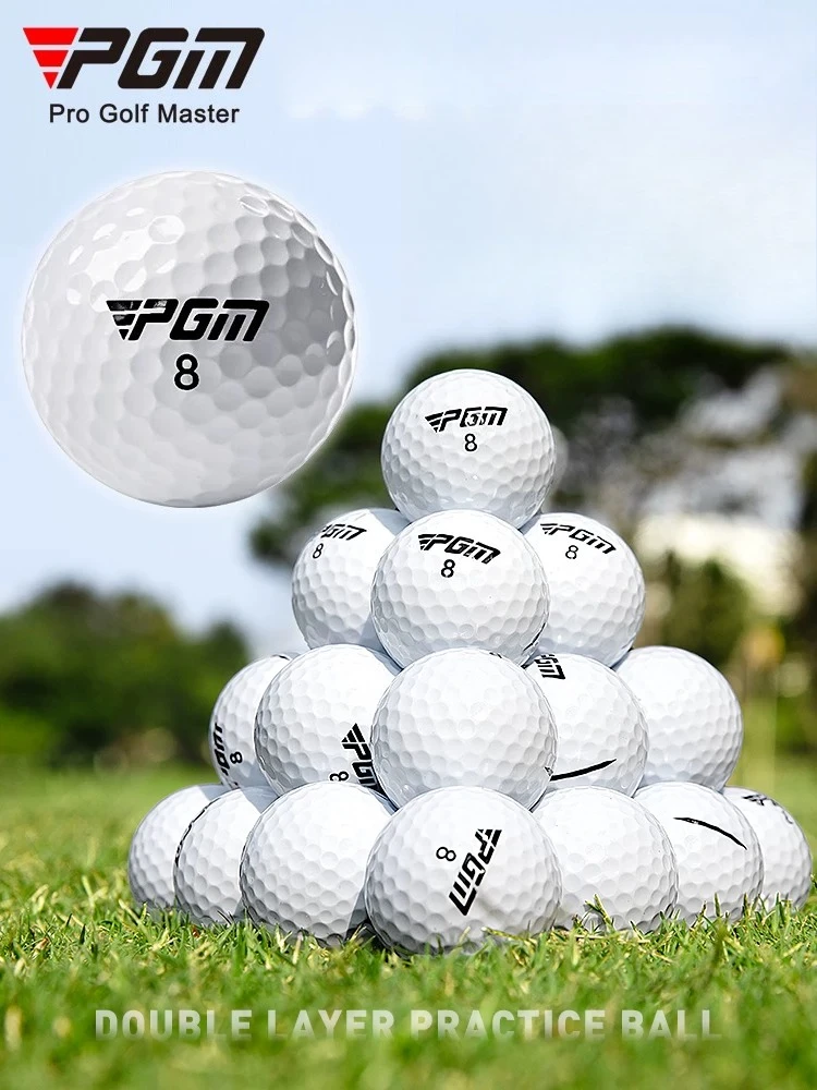 

PGM New Golf Balls Professional 2 Layer Elastic Competition Balls Outdoor Practice Double Layer Game Balls