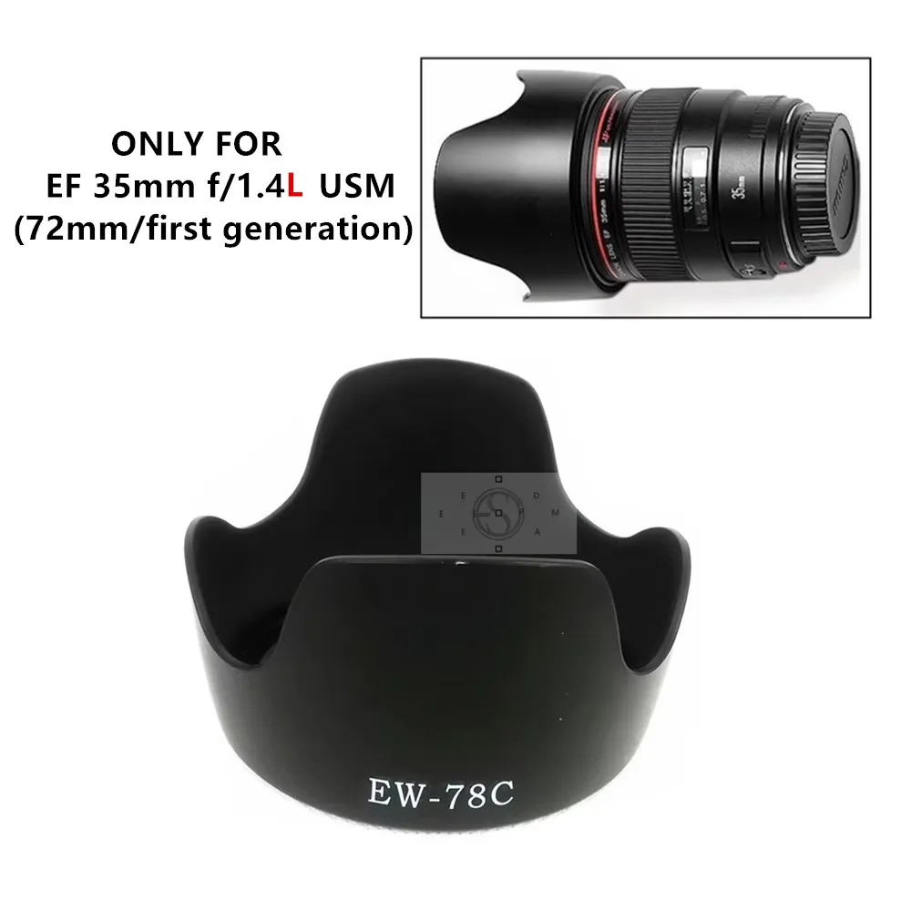 Lens Hood Sunshade replace EW-78C for Canon EF 35mm f/1.4L USM / 35 mm F1.4L USM EW78C