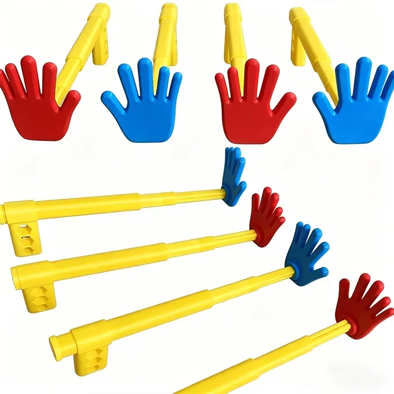 Poppy Playtime Themed 3D Printed Extendable Rock Paper Scissors Hand Toy Interactive Retractable Clapper Game Family Stress