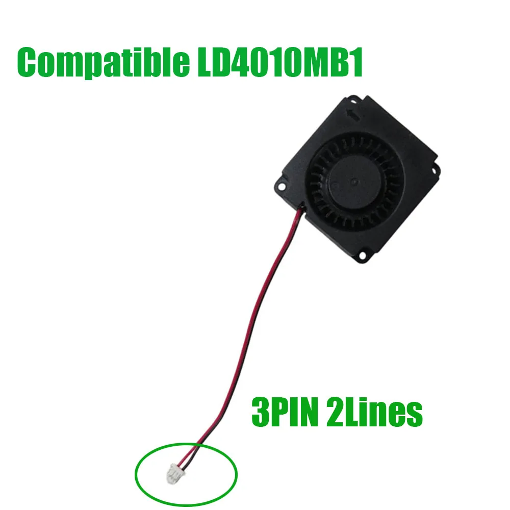 

Compatible LD4010MB1 DC5V 0.06A 3PIN 2Lines MINI PC Fan