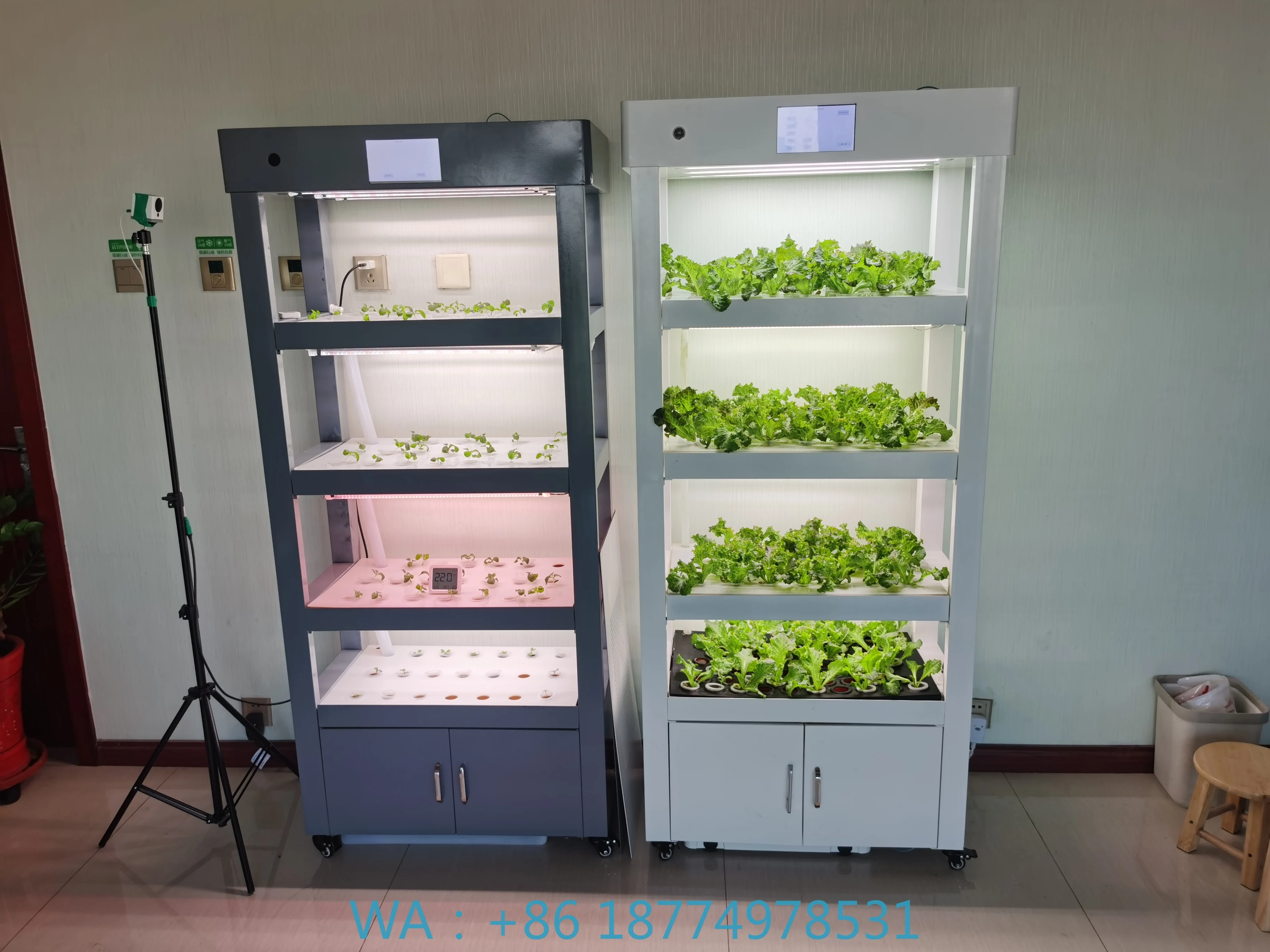 Aeroponic Vertical Hydroponic Kit Hydroponics Growing SystemIndoor Home Smart Garden Intelligente Microgreens Aquaponics